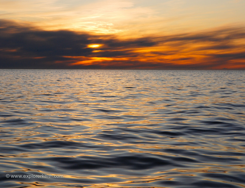 Sunset on the Barents Sea