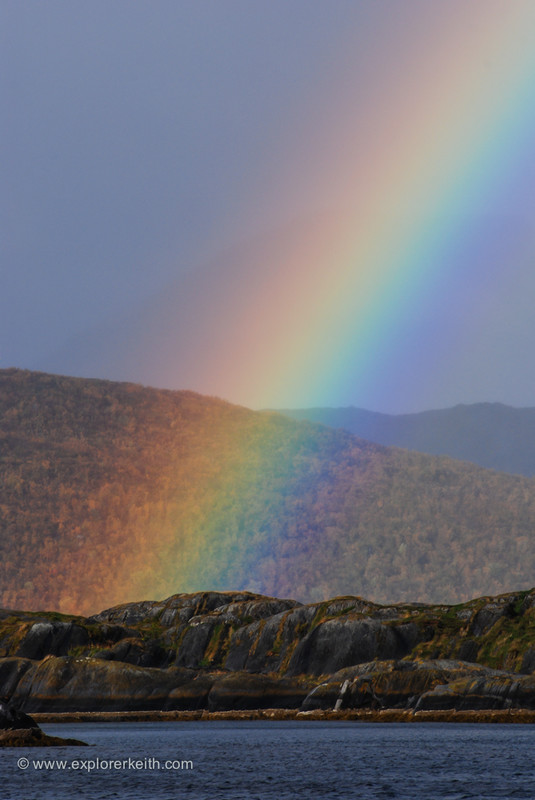 A Rainbow Over the North Coast of Norway