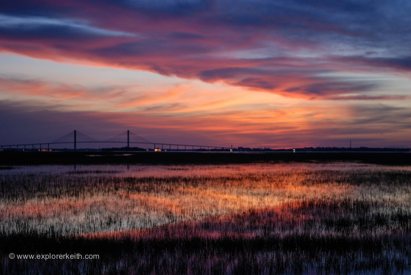 Sunset Over the Marsh 2