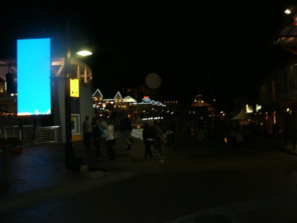 V and A waterfront at night