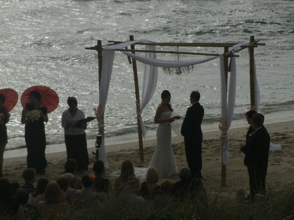 Wedding on Trigg beach