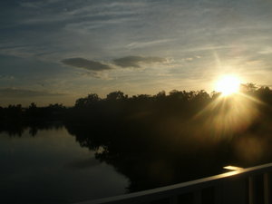 Sunset over Nerang River