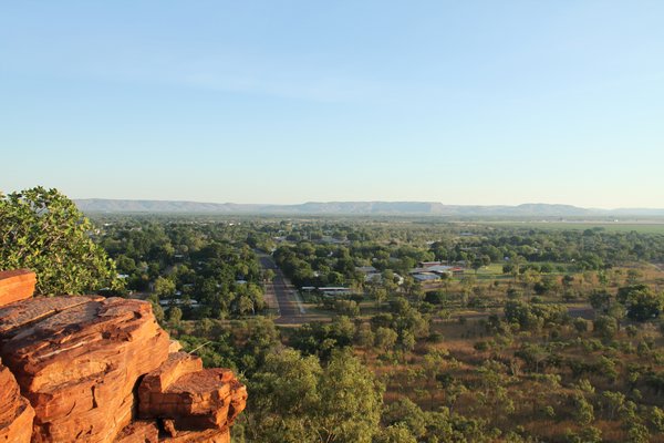 View from Kellys Knob over Kununurra