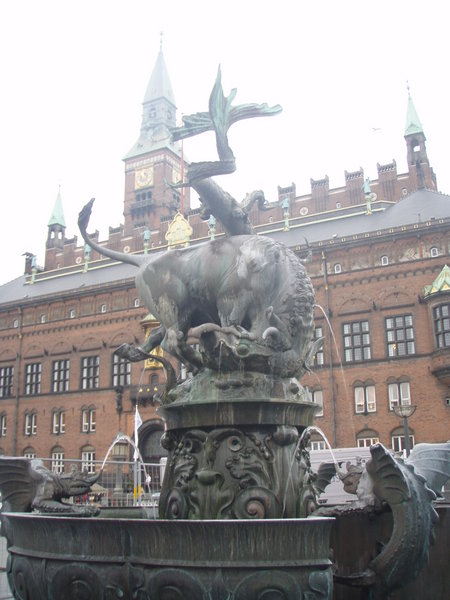 Copenhagen Town Hall Square.