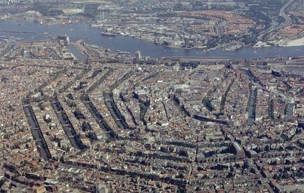 Amsterdam from the air...