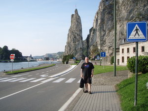 Road into Dinant.