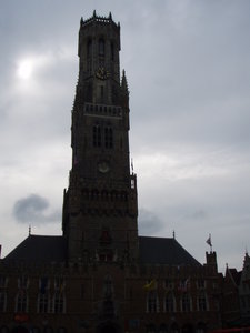 The church tower...