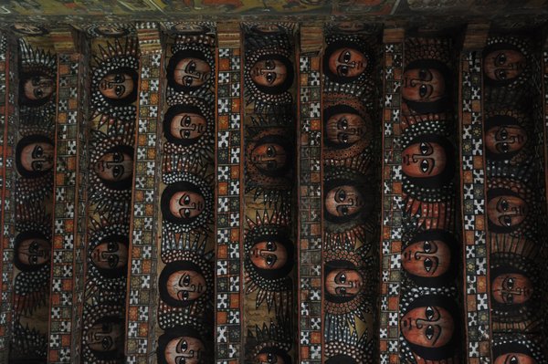 Debre Birham Selassie church interior