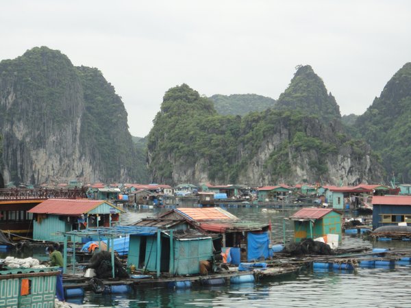 The floating village