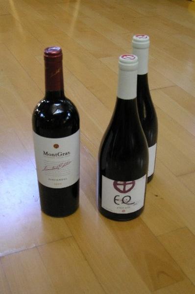 Wines - Zinfandel and Pinot Noir