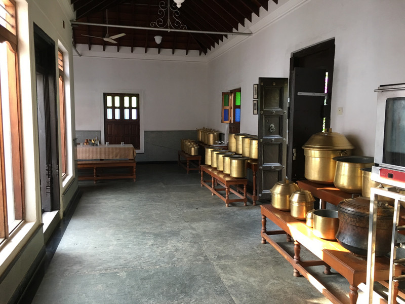 Part of the kitchen at Visalam