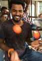 Yep, I’m juggling on this bus in India 