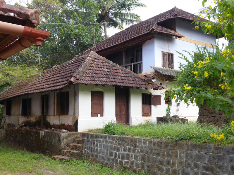 The older ancestral building nearby where the men and boys slept. Not yet renovated.