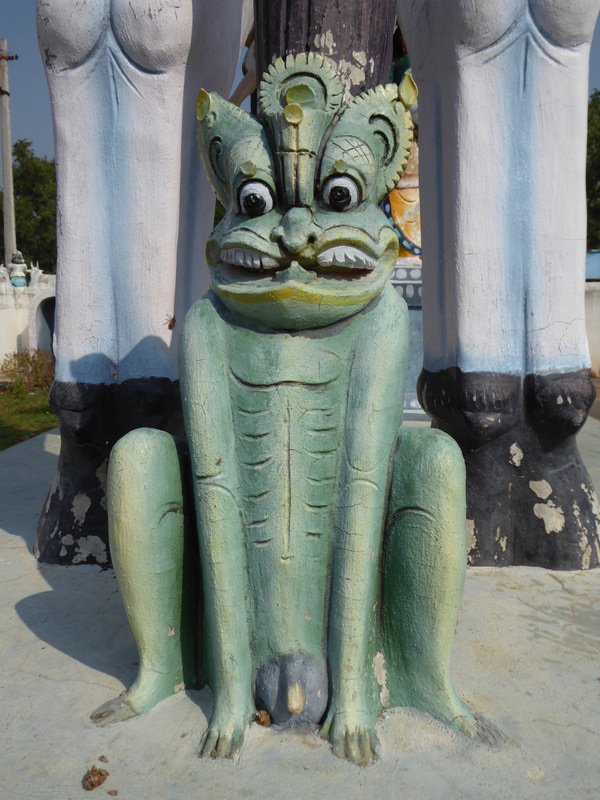 Demon Protector on Ayannar statue