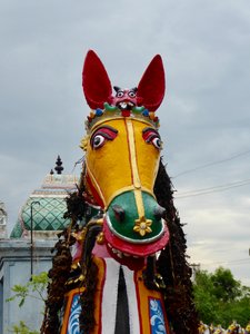 Painted Terracotta horse