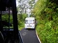 two busses on the single track