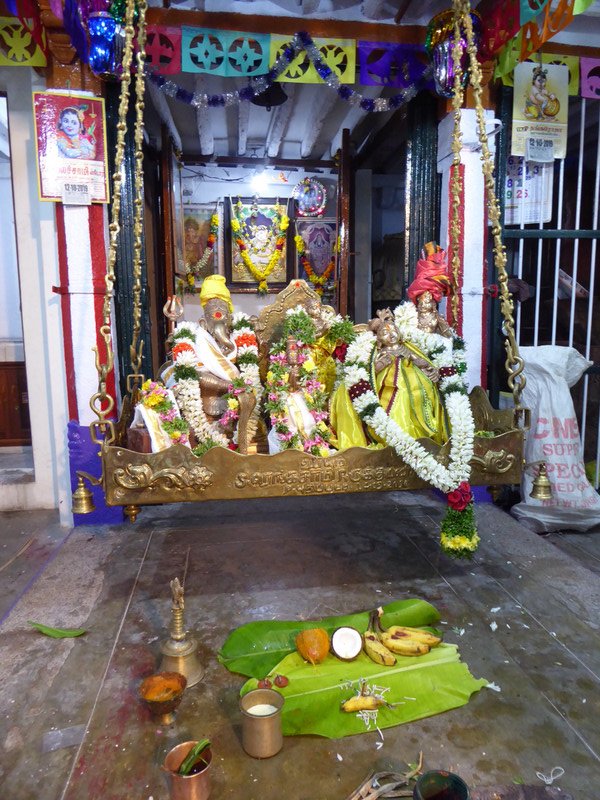 Cozy deities and Puja offerings