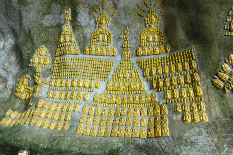 Tiny Gold Buddhas