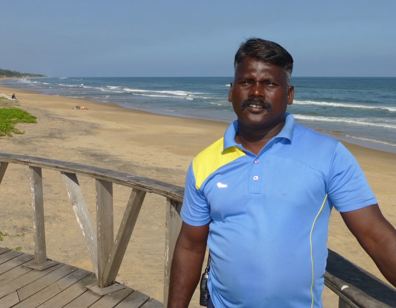 Ramesh and his stretch of beach