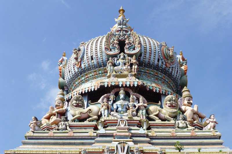 Up close Gopuram