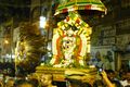 Vishnu being carried around the temple