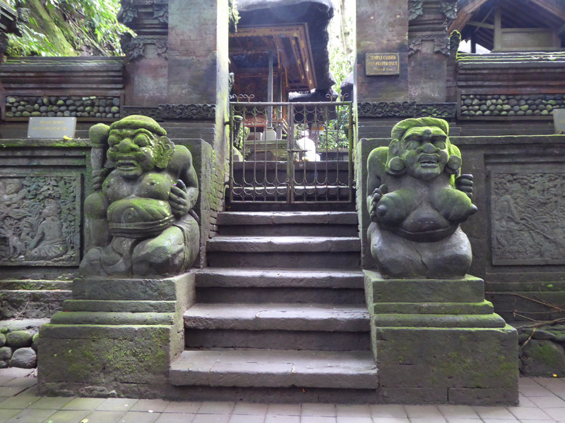 Entrance to a temple in the Monkey Forest