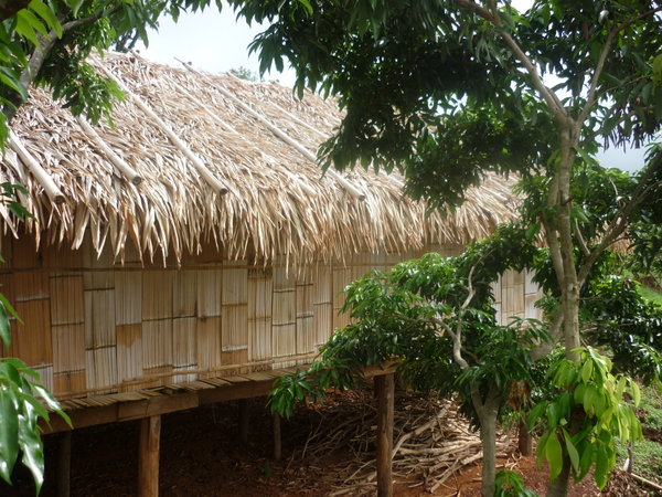 Our bamboo hut..