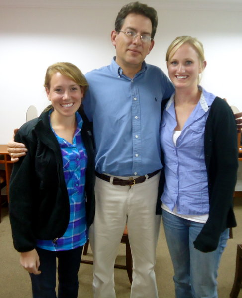 Mary Beth and I with Gonzalo our local coordinator
