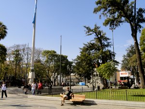 The main plaza in Cordoba