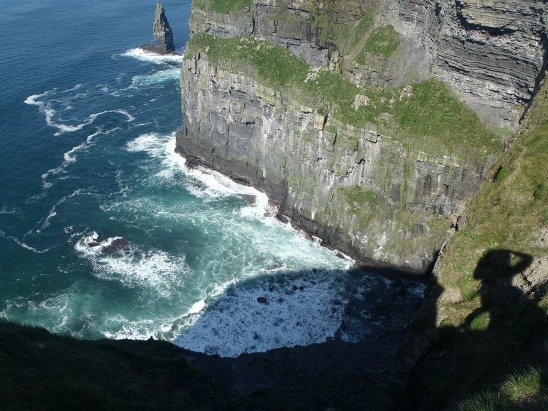Into the cliffs of Moher
