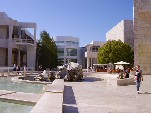 Inner courtyard of the Getty Centre