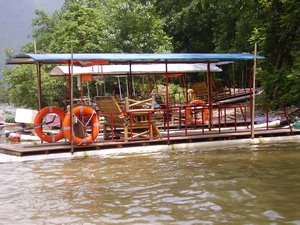 Bamboo boat