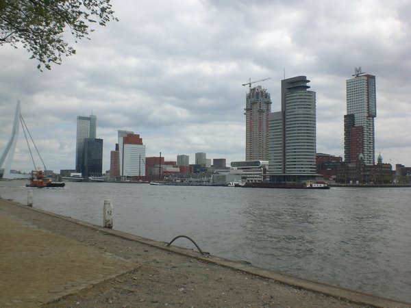 view of the river in Rotterdam