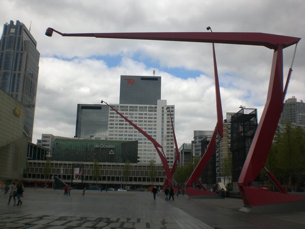 wierd square Rotterdam