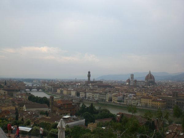 view from Piazzala Michelangelo