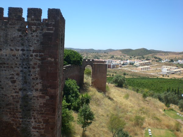 view from Silves castle