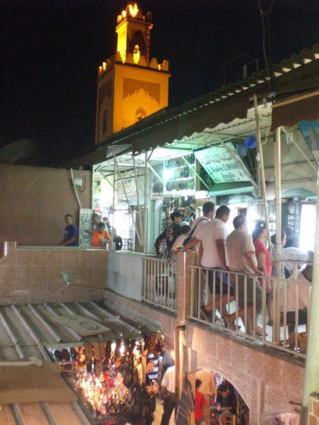 market at night