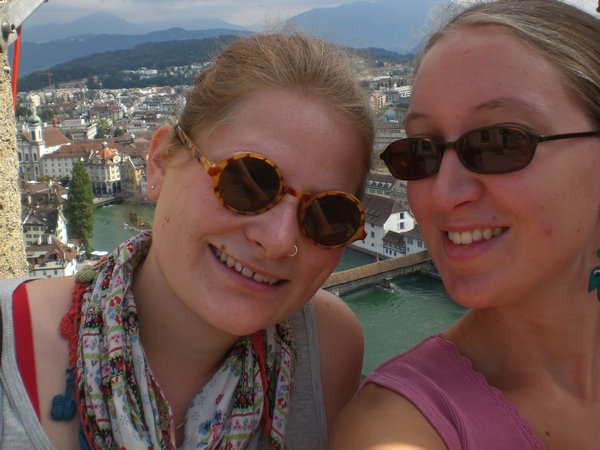 Sarah and I in Lucerne