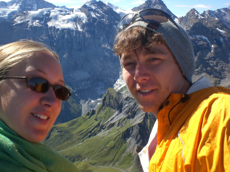 me and Chris on Schilthorn