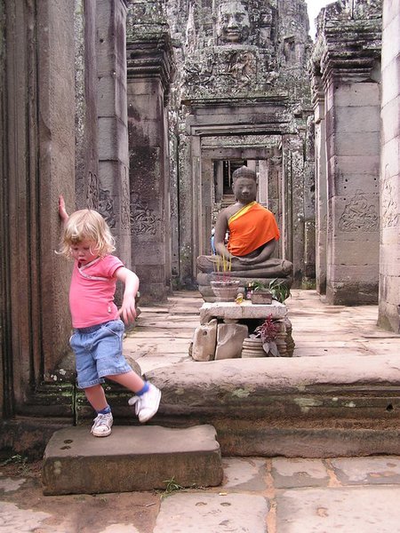 Alice at Angkor Wat