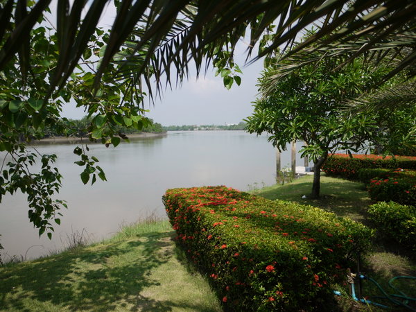 View over the Bang Pakong River