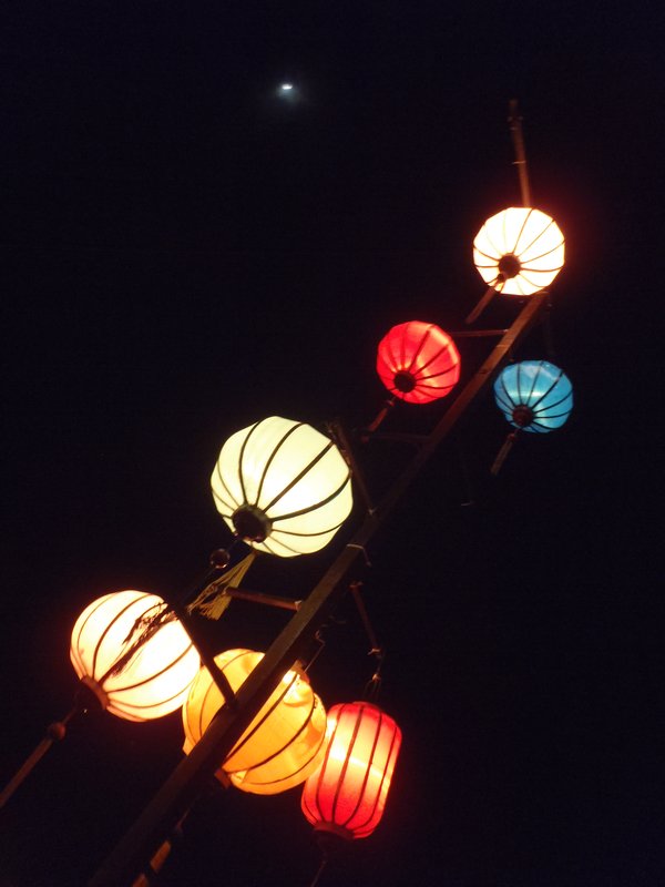 Hoi An Lanterns (and the moon)