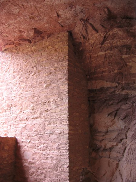 inside cliff dwellings