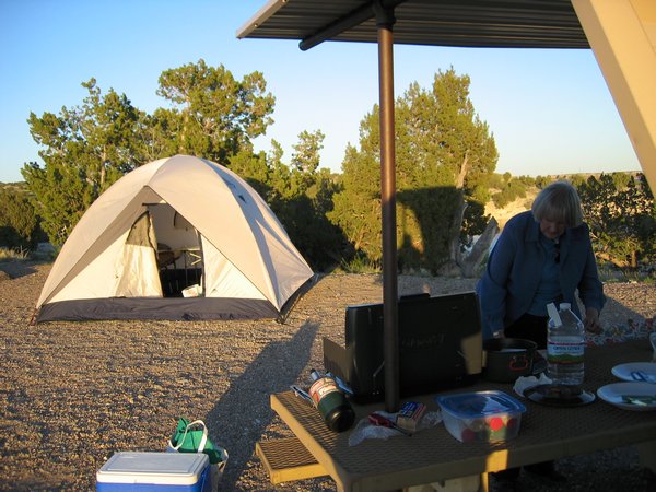 Campsite at Lake Pueblo