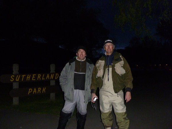 With Ken Woodward at Okanagan Lake