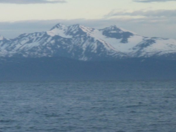 The mountains over Kachemak Bay, Homer