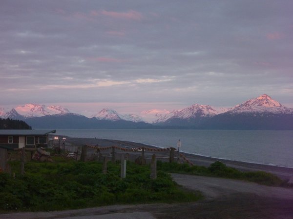 The view from our campsite - across Kachemak Bay