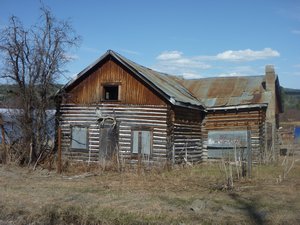 6. A local log cabin