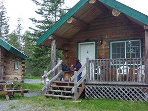 Our cabin in Valdez