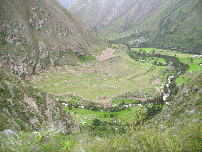 Patallaqta Inca site on day 1